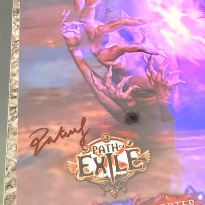 Set of 5 path of exile signed a4 art prints - prints habit product