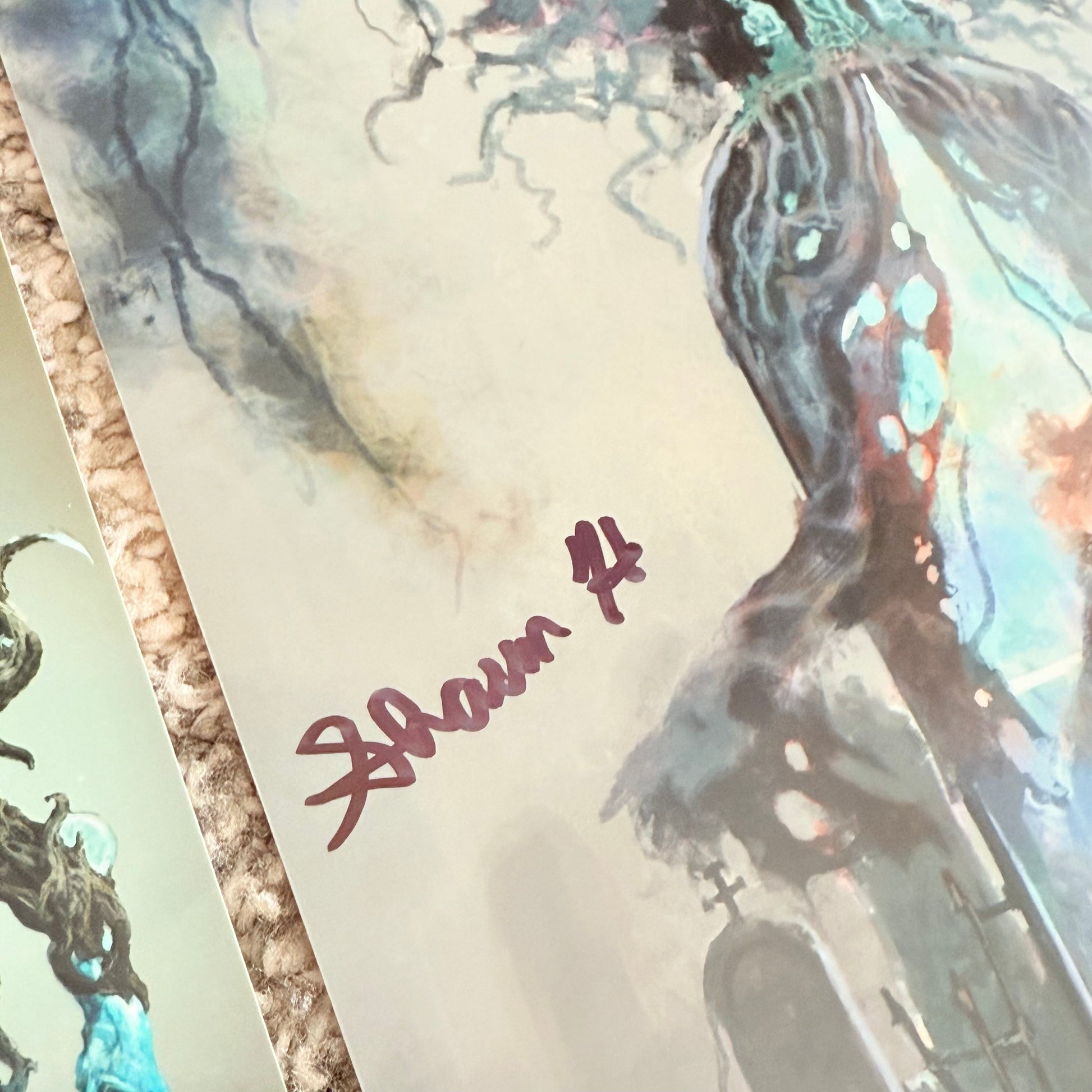 Set of 5 path of exile signed a4 art prints - prints habit product