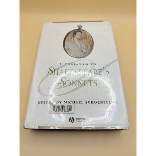 A companion to shakespeare’s sonnets edited by michael schoenfeldt - print books condition: used printed media