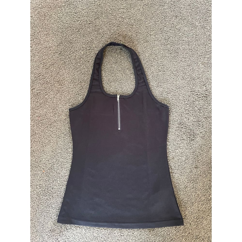 Shein zip summer sleeveless top size s / 8 - clothing tops clothing & fashion - sleeveless - top women’s apparel