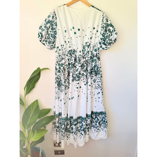 Shein curve 2xl floral wrap dress – fresh feminine & flattering - dresses top women’s apparel