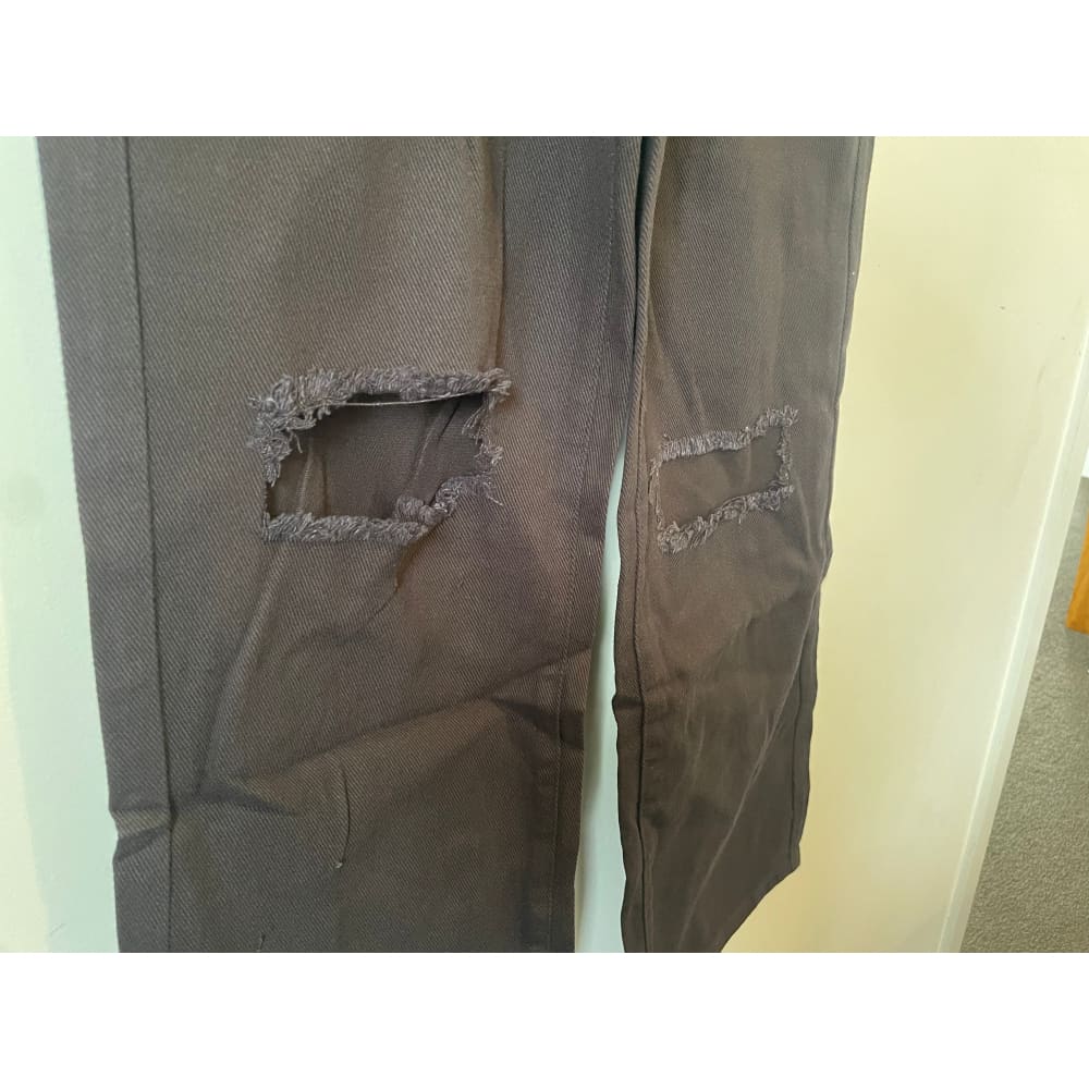 Shein distressed black jeans - size small / 8 - pants bottom - clothing & fashion - jeans - pants women’s apparel