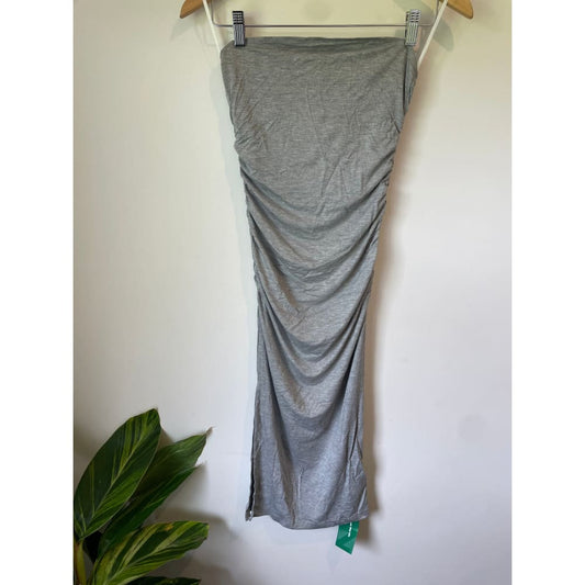 Shein ezwear strapless rouched dress size xs / 6 - dresses clothing & fashion - dresses women’s apparel