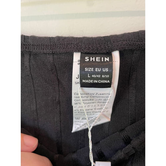 Shein ezwear ribbed skirt size l / 12-14 - skirts bottom - clothing & fashion - skirt - skirts women’s apparel