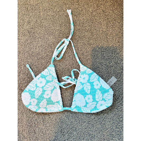 Shein swim size l floral tie back bikini top – summer-ready with adjustable fit - swimwear tops special categories
