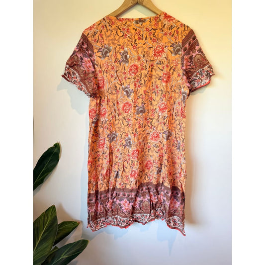 Shein size xl floral print tunic top – boho style meets everyday comfort - tunics top women’s apparel