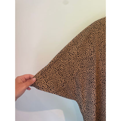 Shein spring dot print blouse short sleeve top size s - clothing tops blouse - clothing & fashion - long sleeve - top