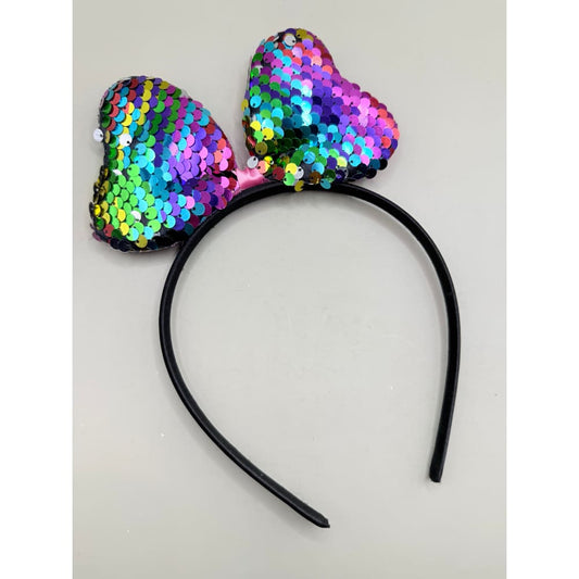Sequin bow girls headband - headbands baby accessories children’s apparel