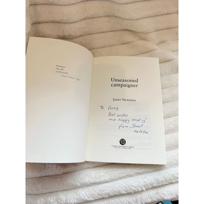 Unseasoned campaigner by janet newman - books printed media