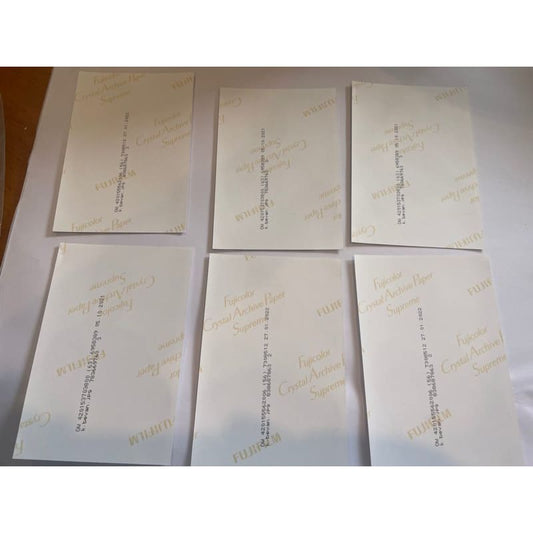 6x signed kelsey bevan prints - sports collectibles art - card - collectible - sports printed media