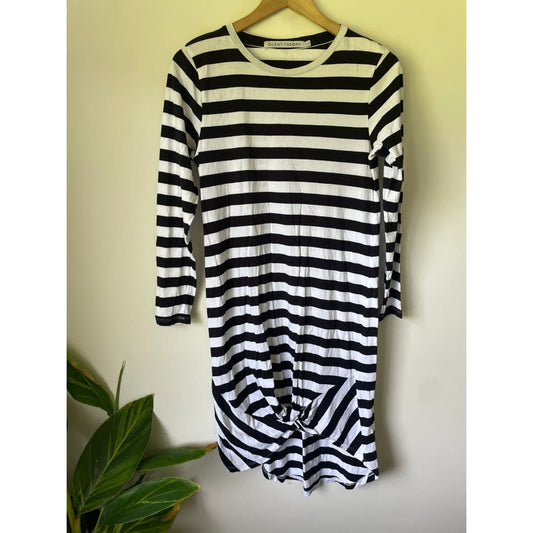 Silent theory size 10 cotton blend dress – everyday ease with effortless style - dresses condition: used - top women’s
