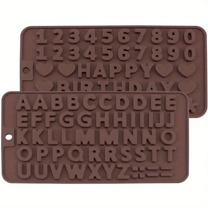 Alphabet silicone moulds - kitchen molds home&living materials