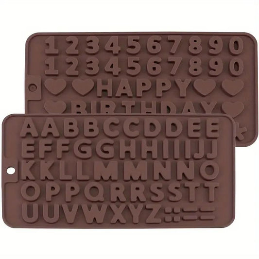 Alphabet silicone moulds - kitchen molds home&living materials
