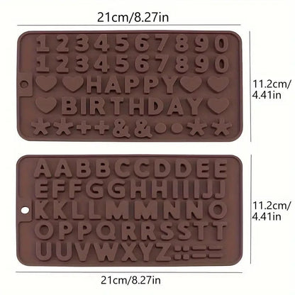 Alphabet silicone moulds - kitchen molds home&living materials