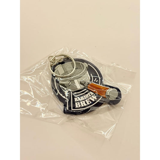 Limited edition barista brew portafilter keychain - keychains stationery