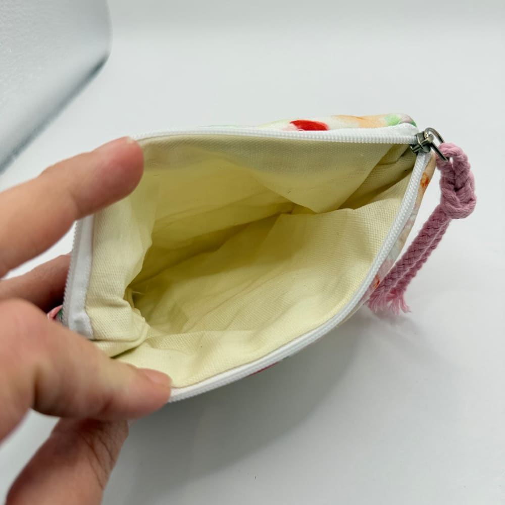 Simple wish quilted floral coin purse - coin purses fashion accessories