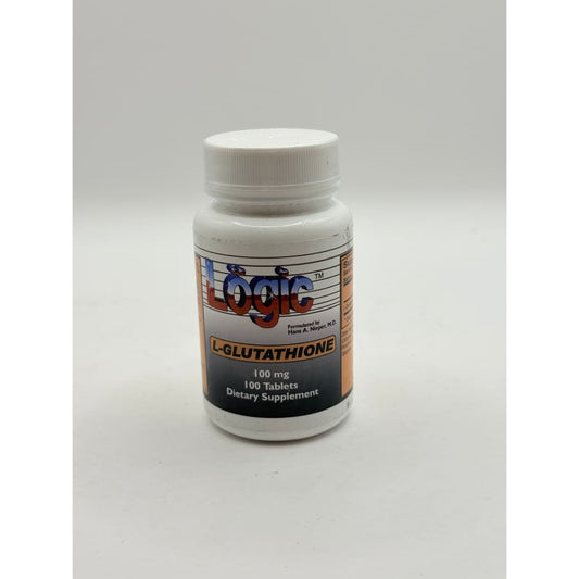 Logic l-glutathione 100mg - 100 tablets - single vitamins health and wellness