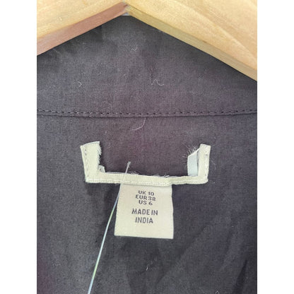 *Brand New Cut Label Branded Clothing Clearance* BRAND UNKNOWN Size 10 Lace-detail Cotton Top