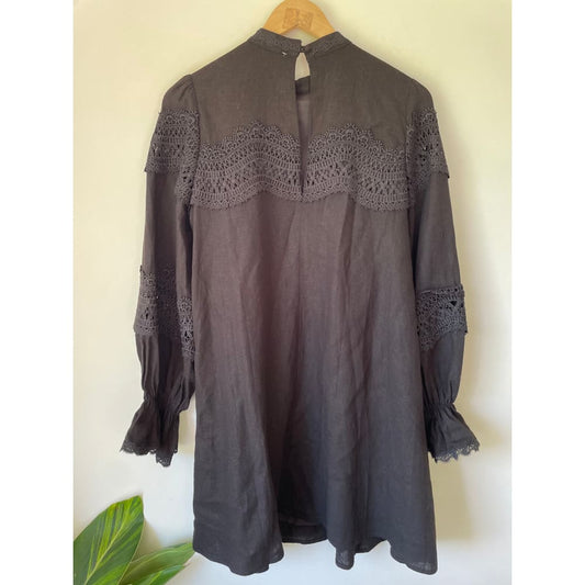 Brand new cut label branded clothing – size 10 linen-blend dress - dresses bnew label cut branded clothing - clothing &