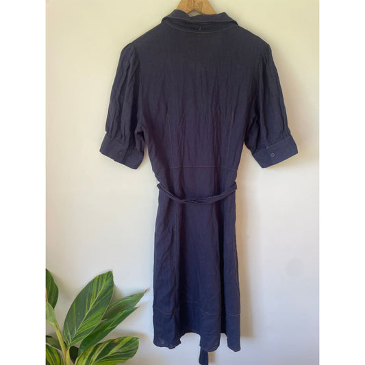 Brand new cut label – size 10 linen/cotton dress – brand unknown - dresses bnew label cut branded clothing - clothing &