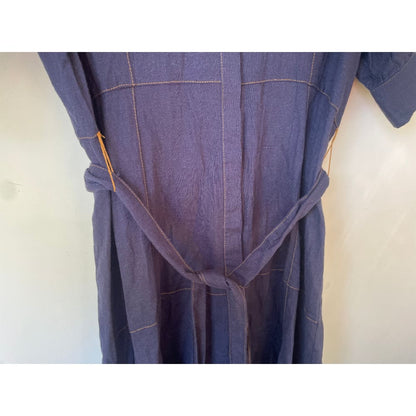 Brand New Cut Label Branded Clothing Clearance* BRAND UNKNOWN Size 10 Linen/Cotton Dress-TVJ-000024