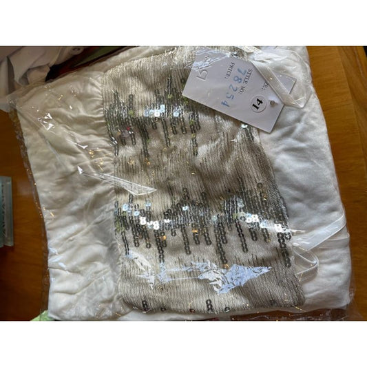 Ra rabern size 14 sequinned top - clothing tops clothing & fashion - top women’s apparel