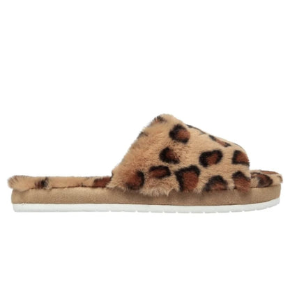 Skechers size 11 cozy slide - wild nights - tan rrp $99 - 11-11.5 - slippers clothing & fashion - long sleeve