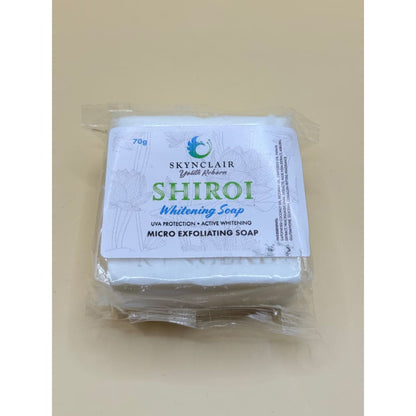 Skynclair youth reborn shiroi whitening micro exfoliating soap 70g - bar soap health and wellness