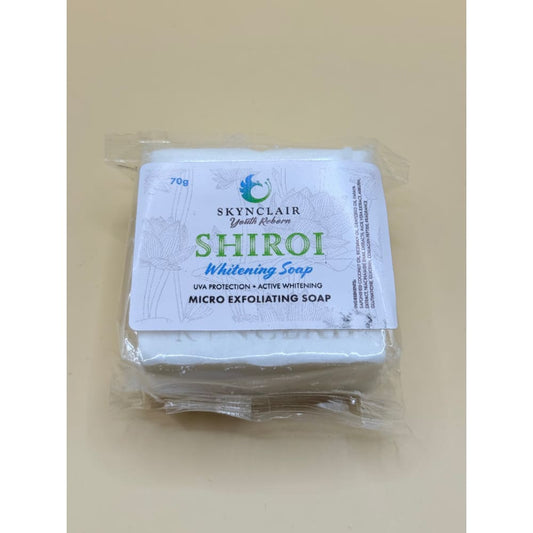 Skynclair youth reborn shiroi whitening micro exfoliating soap 70g - bar soap health and wellness