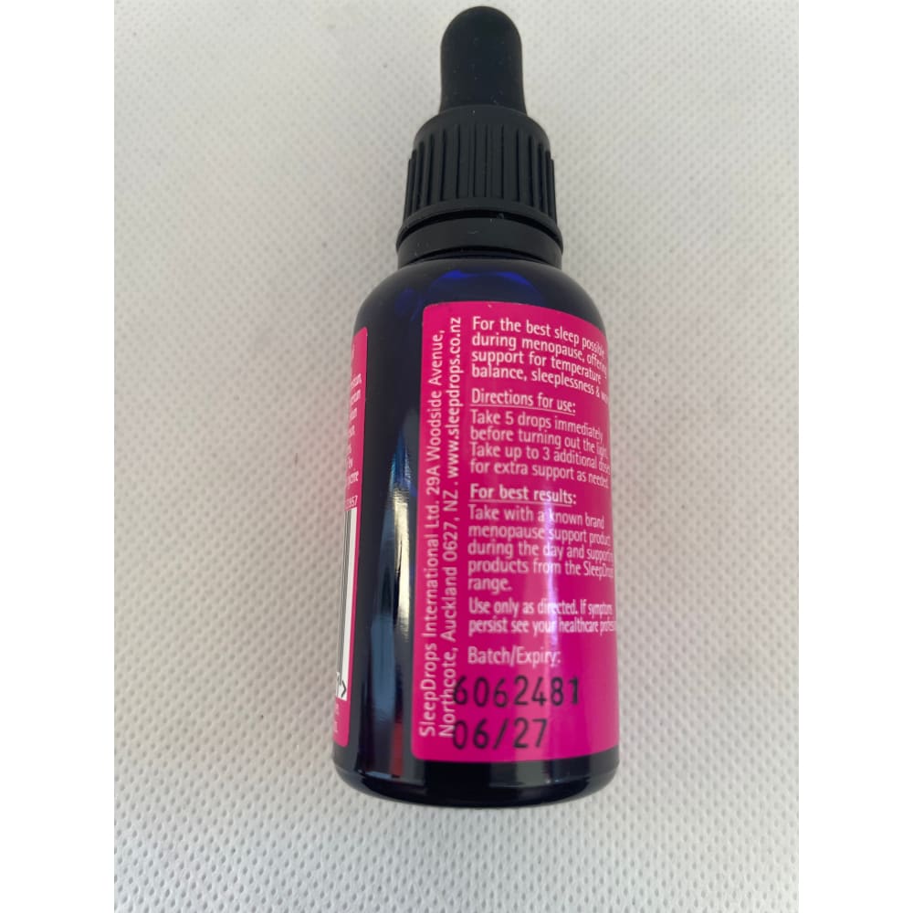 Sleep drops menopauzzz 30ml - herbal supplements health and wellness
