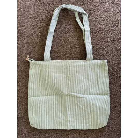 Corduroy small tote bag - shopping totes bags - tote fashion accessories