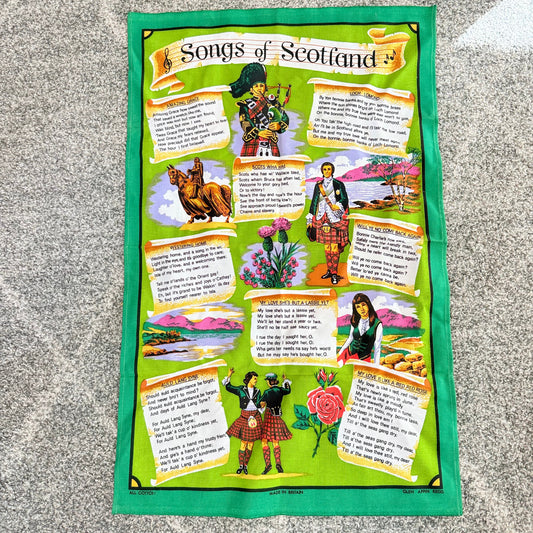 Songs of scotland tea towel - kitchen towels habit product