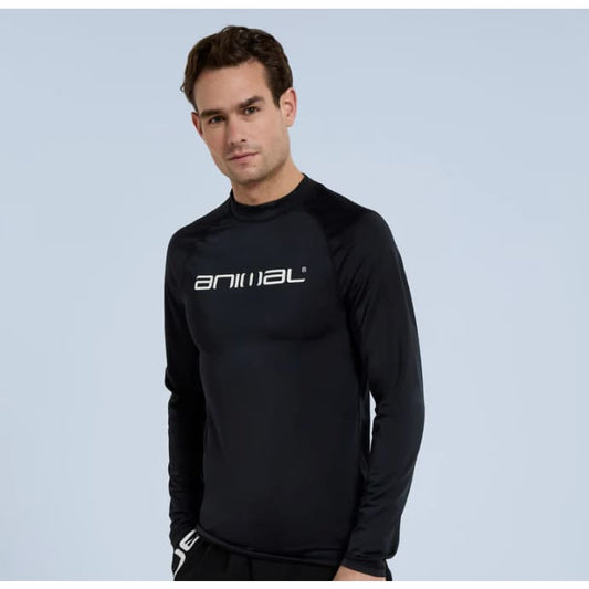Animal xs sonny mens logo rash vest - rash guards & swim shirts sports