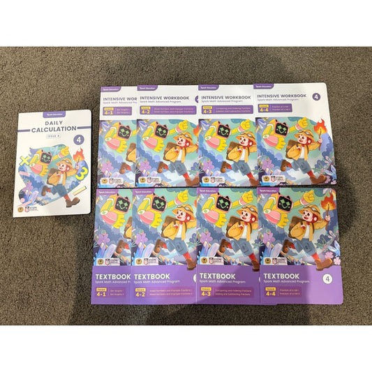 Spark math advanced program: daily calculation issue 4 - print books printed media