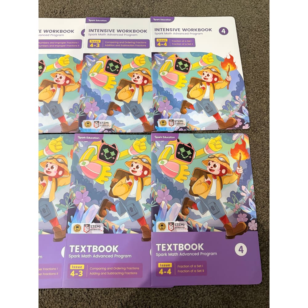Spark math advanced program: daily calculation issue 4 - print books printed media