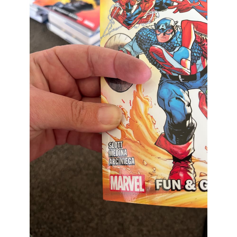 Spider-boy vol. 2: fun & games by dan slott paco medina and jesus aburtov - print books printed media