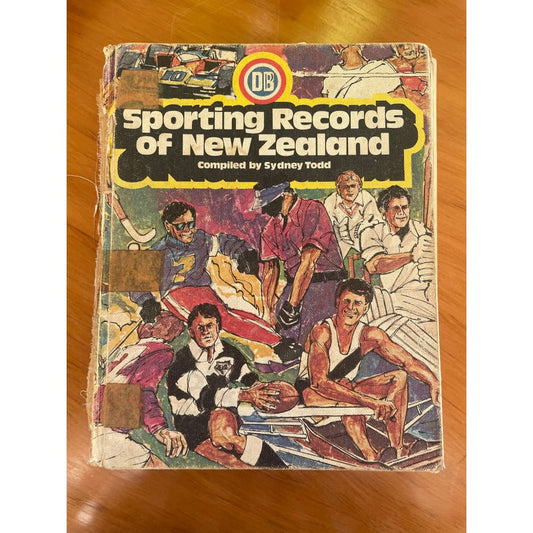 Db sporting records of new zealand 1976 - sydney todd - print books book - condition: used - sports printed media