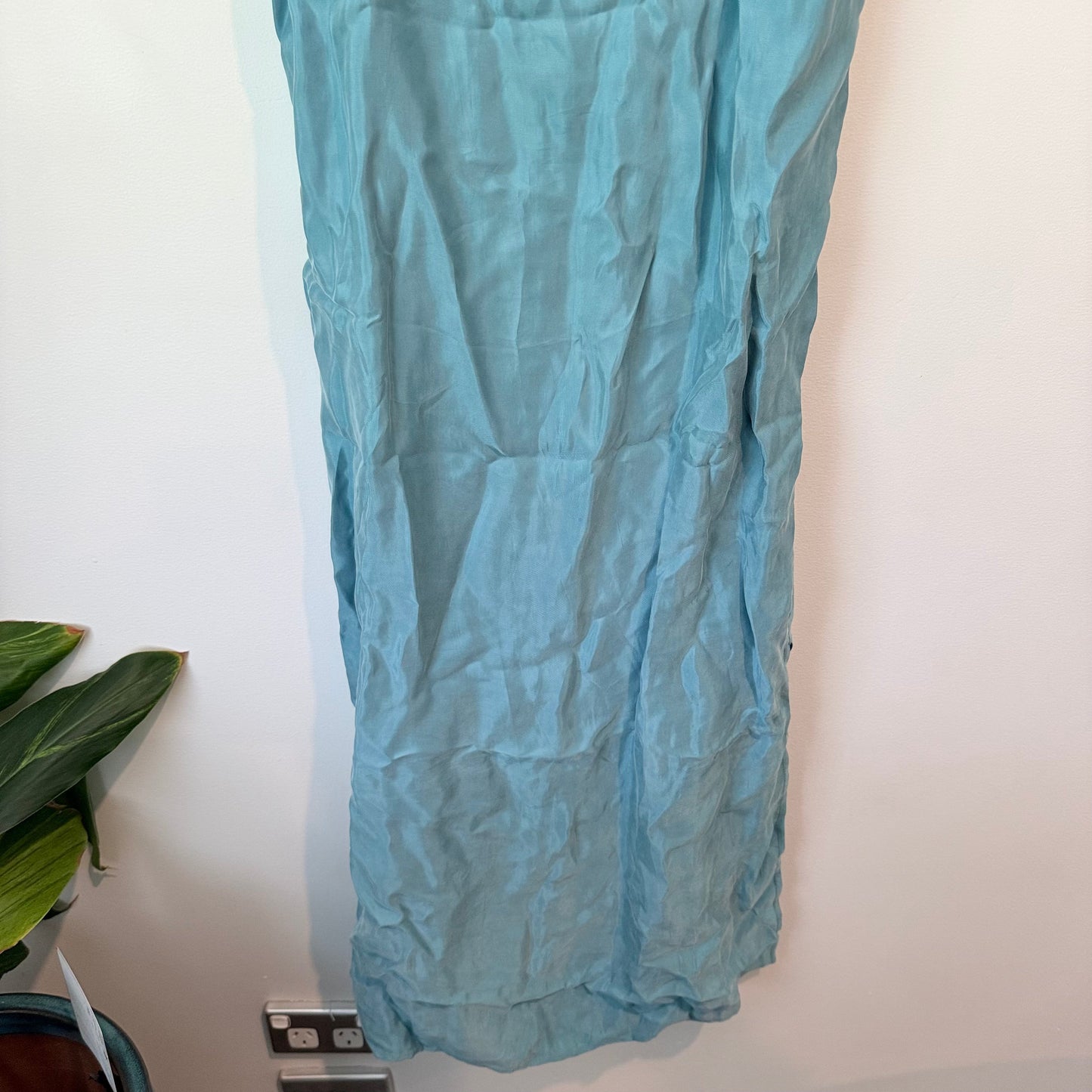 Staple the label size 8 nola duckegg cupro midi slip dress rrp $170.00 - dresses top women’s apparel