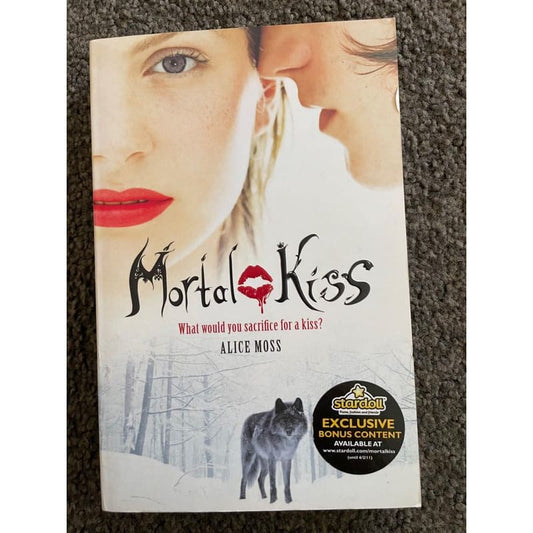 Mortal kiss - alice moss - print books book - condition: used - fiction - young adult printed media