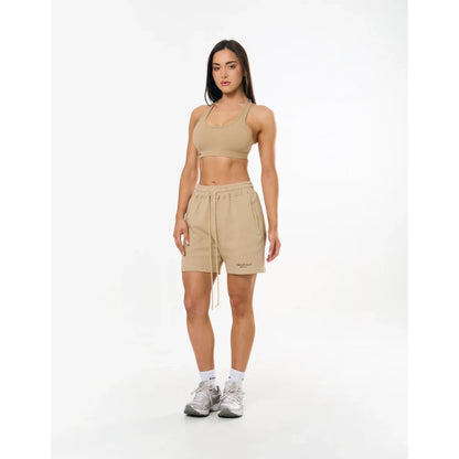 Stax size m originals waffle shorts sand - shorts bottom women’s apparel