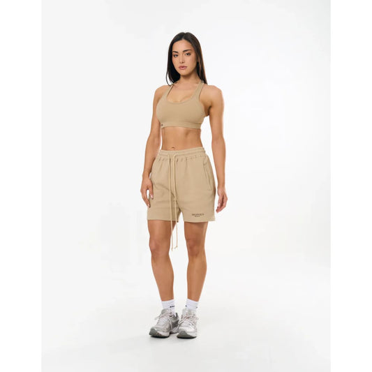 Stax size m originals waffle shorts sand - shorts bottom women’s apparel