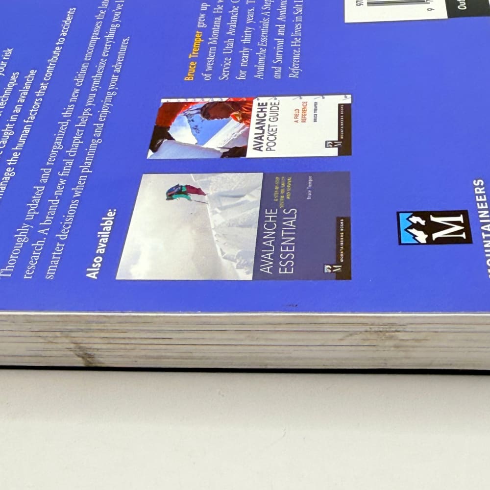 Staying alive in avalanche terrain - 3rd edition - print books what’s new printed media