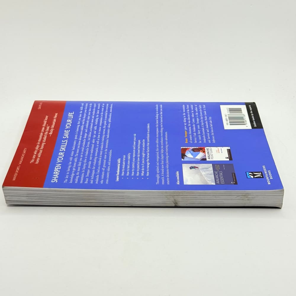 Staying alive in avalanche terrain - 3rd edition - print books what’s new printed media