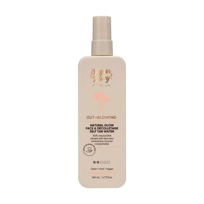 Sugar baby good to glow natural glow face & decolletage self tan serum 140ml - self tanner health and wellness