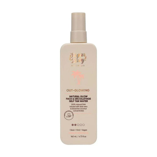 Sugar baby good to glow natural glow face & decolletage self tan serum 140ml - self tanner health and wellness
