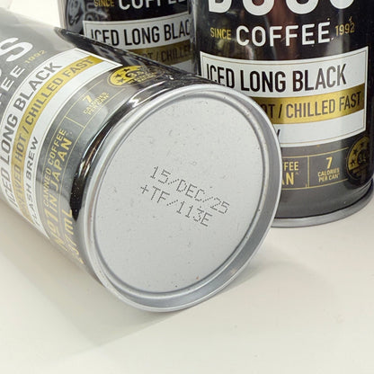 Suntory boss iced long black coffee 237ml x 12 cans - instant coffee home&living materials