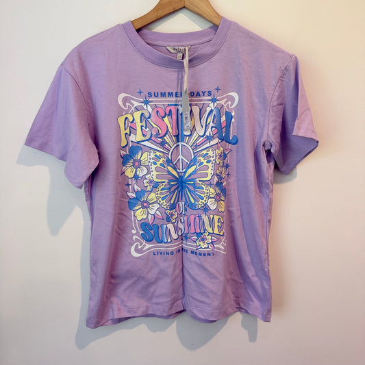 Switch girls size 12 festival oversized graphic tee rrp $24.99 - t-shirts baby clothing