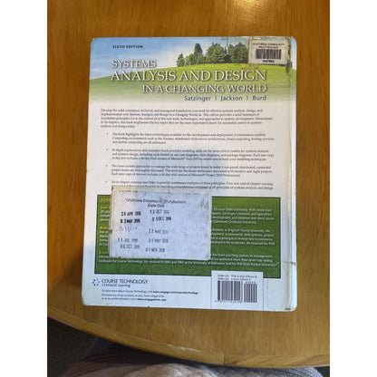 Systems analysis and design in a changing world: sixth edition - print books book - condition: used - technology