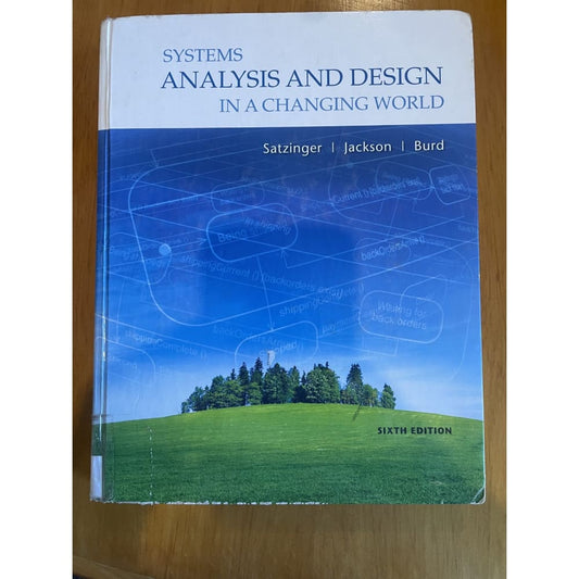 Systems analysis and design in a changing world: sixth edition - print books book - condition: used - technology