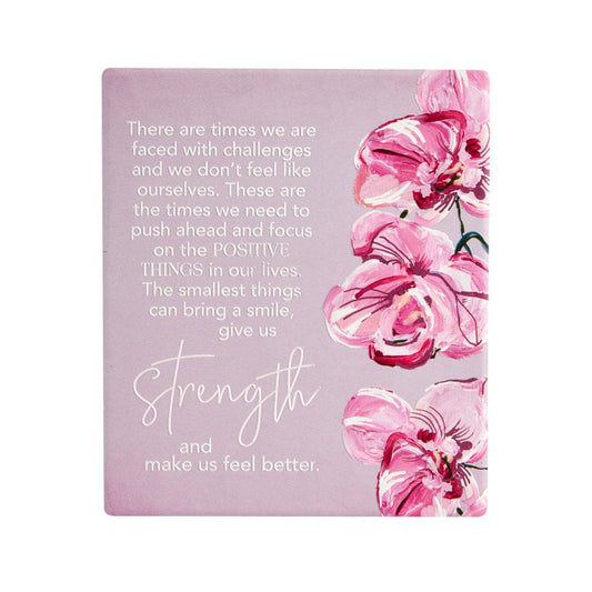 Splosh talulah ’strength’ verse plaque - visual artwork home&living materials